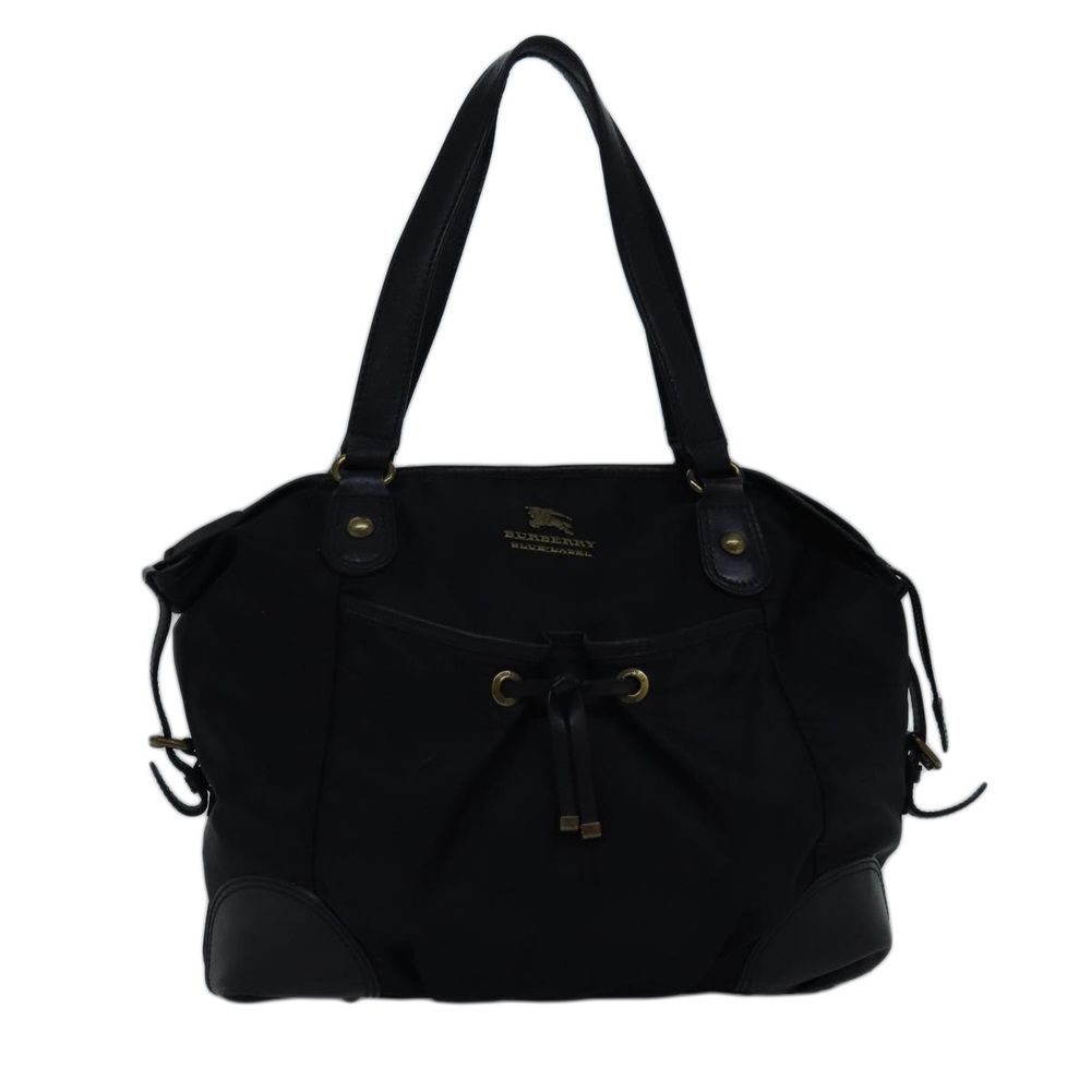BURBERRY Blue Label Tote Bag Nylon Black Auth bs14565 - Picture 13 of 16